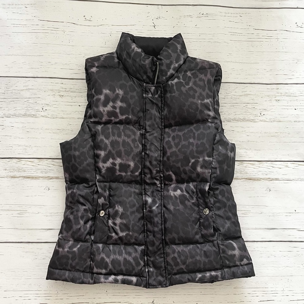MICHAEL Michael Kors Leopard Puffer Vest